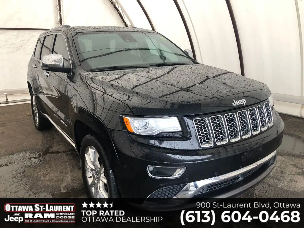 2015 Jeep Grand Cherokee Summit | HEMI 5.7L, SUNROOF, DVD, NAV, STARTER