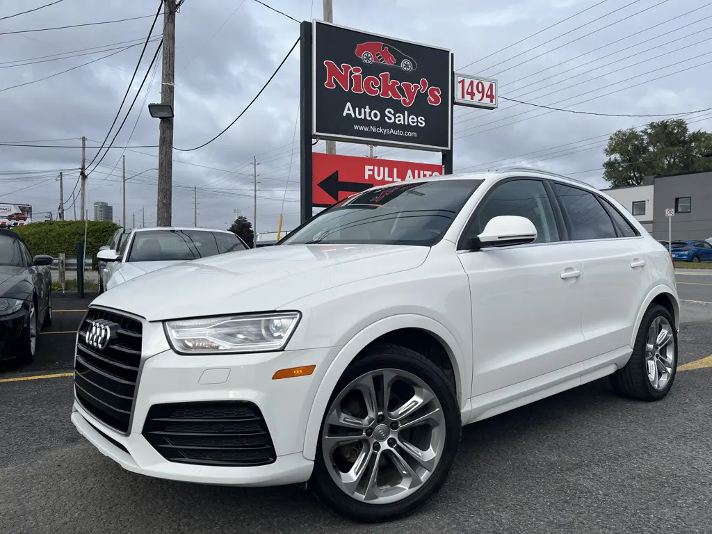 2018 Audi Q3 PROGRESSIV - QUATTRO AWD - NAVI - R.CAM - PANO ROO