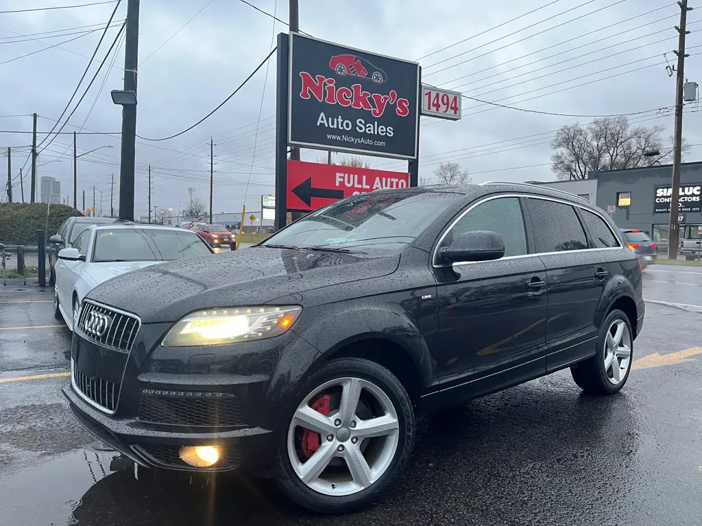 2013 Audi Q7 3.0T PREMIUM - SLINE PKG - QUATTRO - 7 PASSENGER