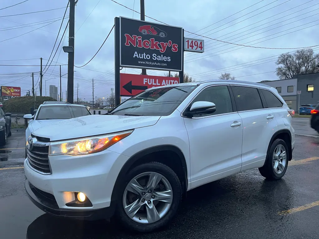 2015 Toyota Highlander LIMITED AWD - 7 PASS - NAVI - R.CAM - PANO ROOF - 